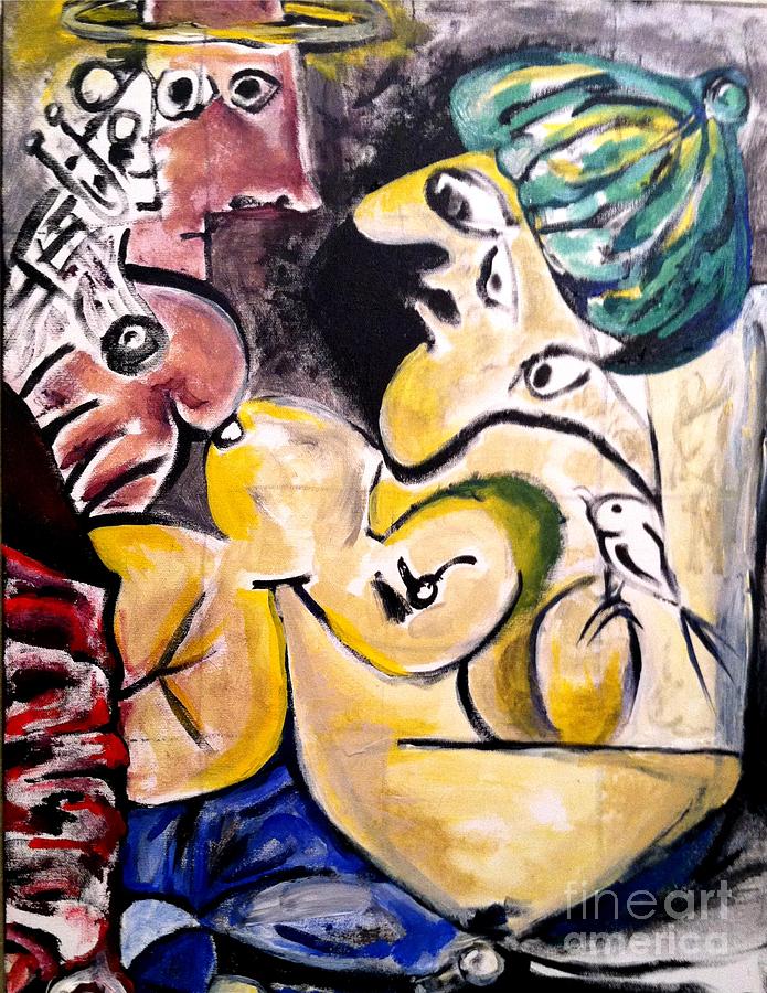 Picasso by CR Williams Painting by Carol Rashawnna Williams
