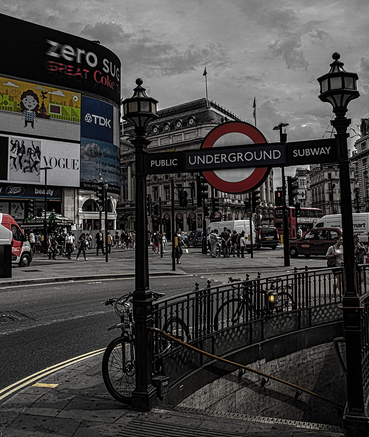 Piccadilly Circus Photograph by Martin Newman