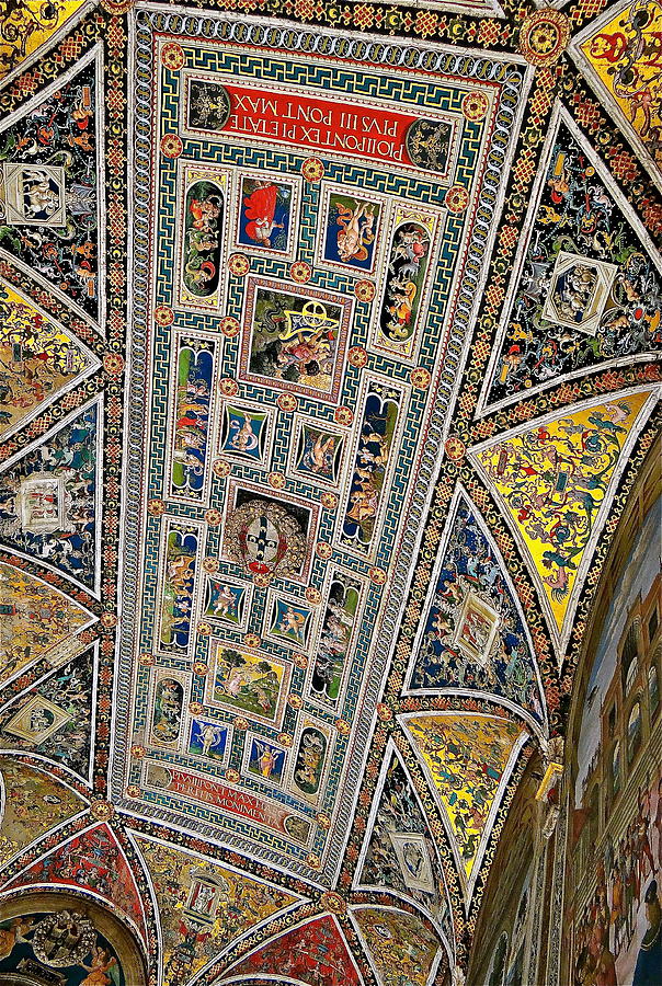 Piccolomini Library Il Duomo Siena Photograph by Ira Shander