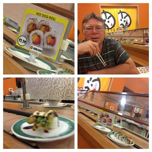 Sushi Photograph - #picframe Think This Joint Is Skis by Sandra Bilokonsky