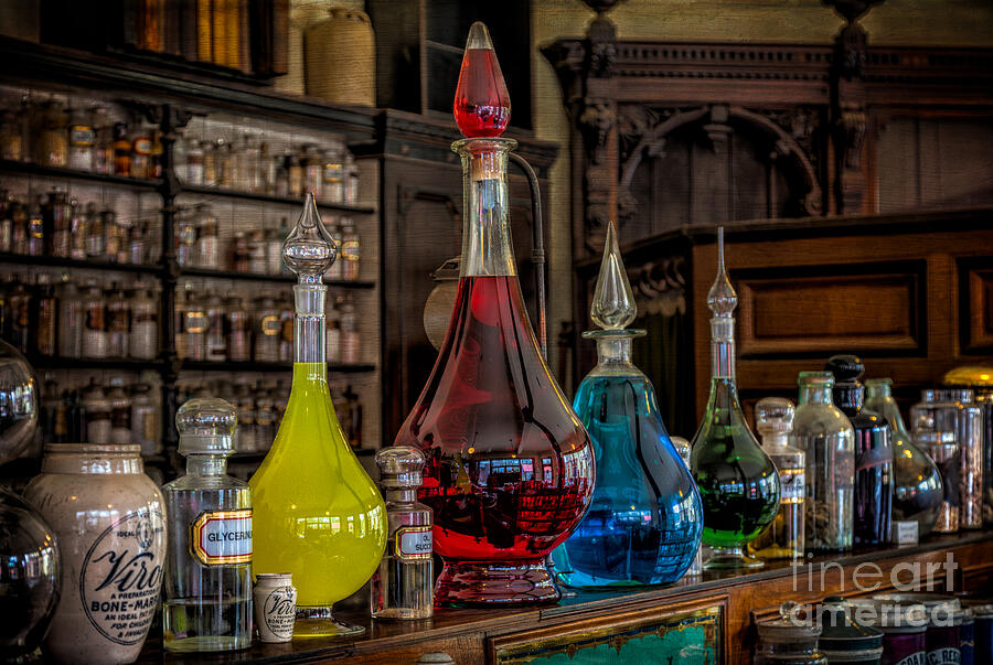 Bottle Photograph - Pick An Elixir by Adrian Evans