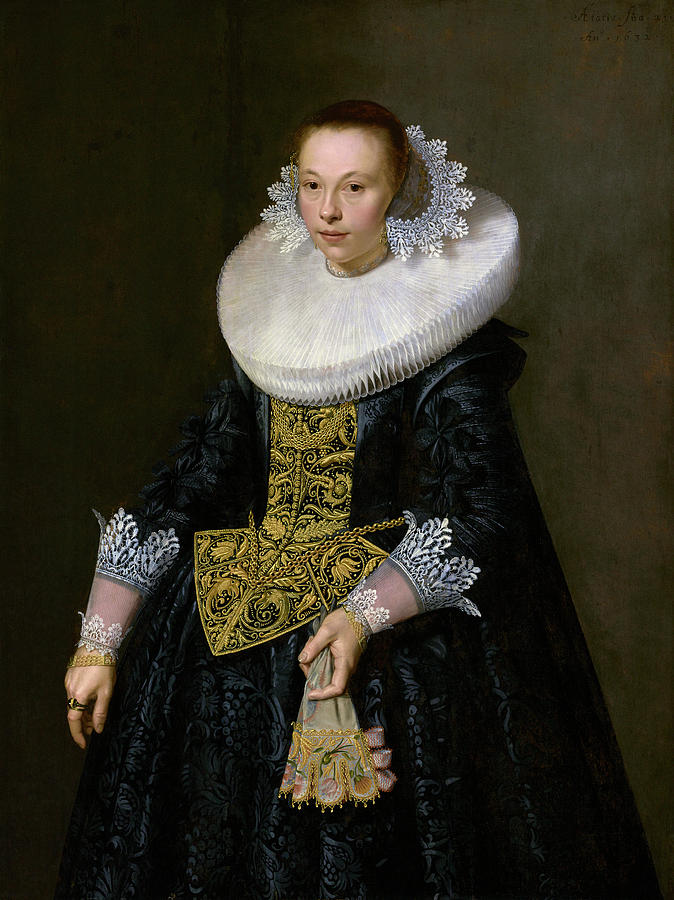 Pickenoy Young Woman, 1632 Painting by Granger | Fine Art America