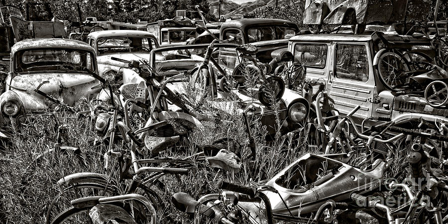 Pickers Place in Black and White Photograph by Lee Craig