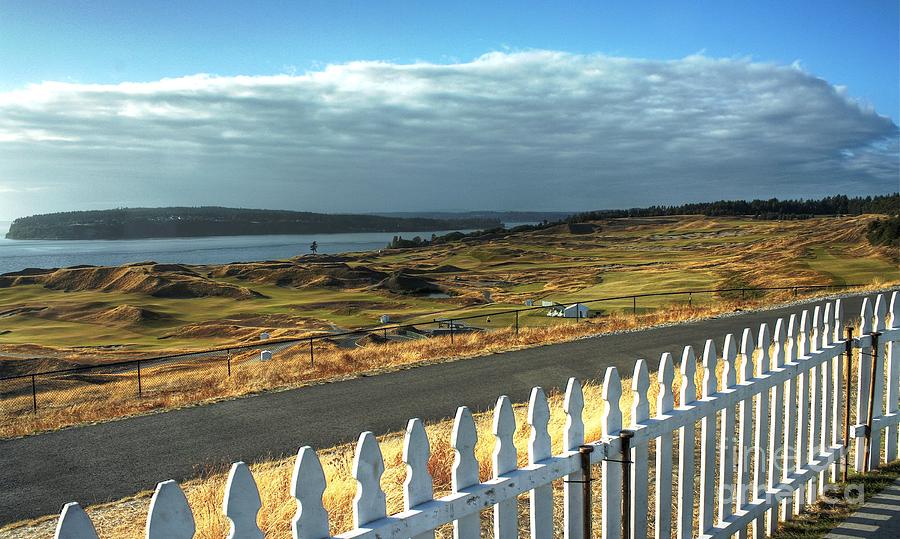 Picket Fence - Chambers Bay Golf Course Photograph by Chris Anderson