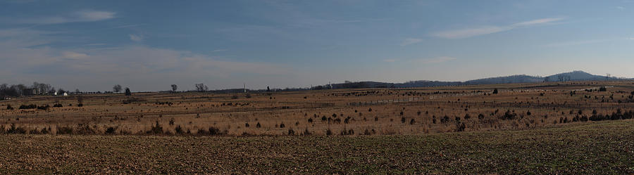 Gettysburg National Park Photograph - Picketts Charge from Seminary Ridge by Joshua House