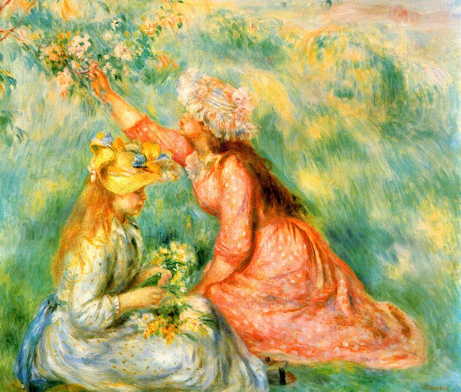 Picking Flowers Digital Art by Renoir