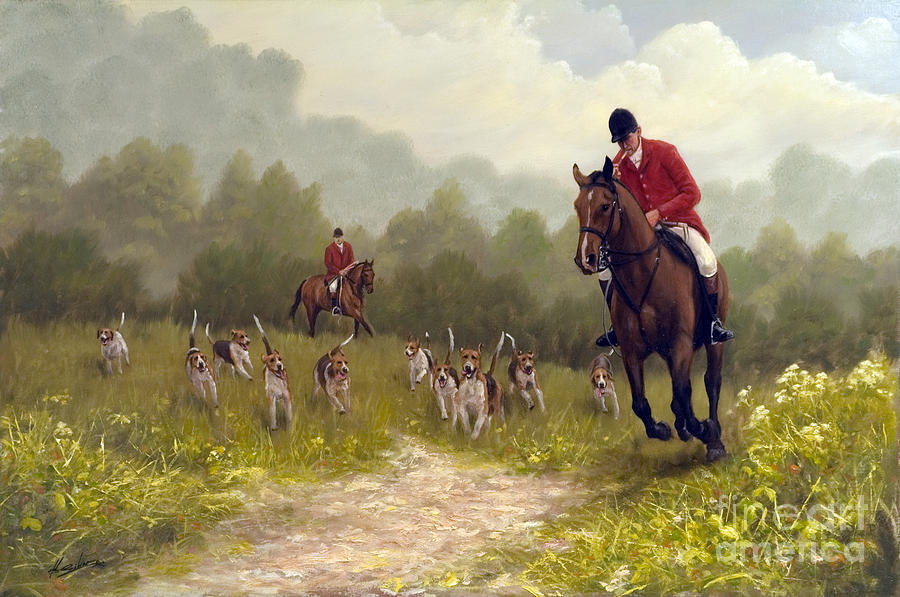 Picking up the scent Painting by John Silver