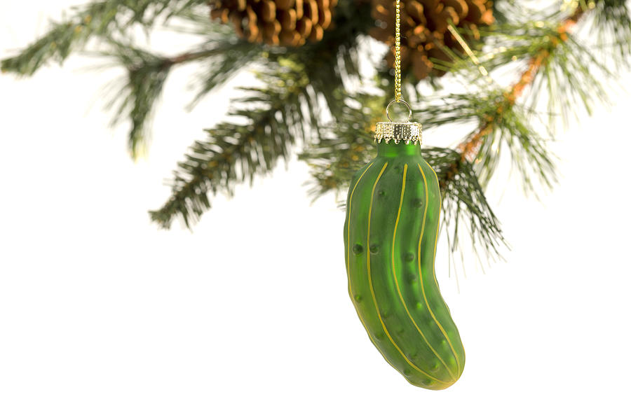 Pickle Ornament Photograph by DustyPixel