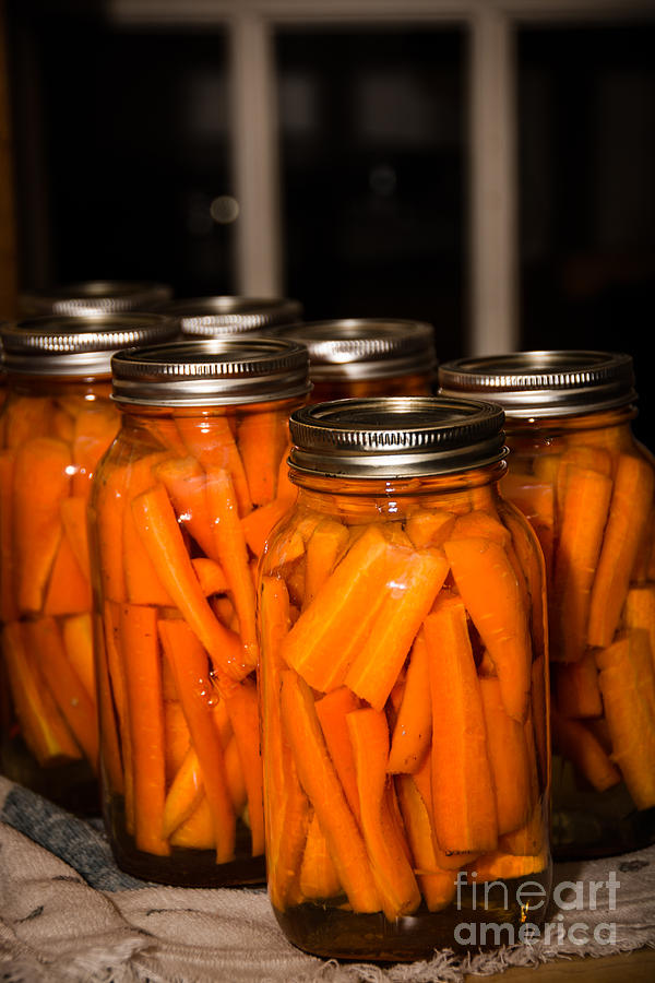Pickled Carrots Photograph by Cheryl Baxter