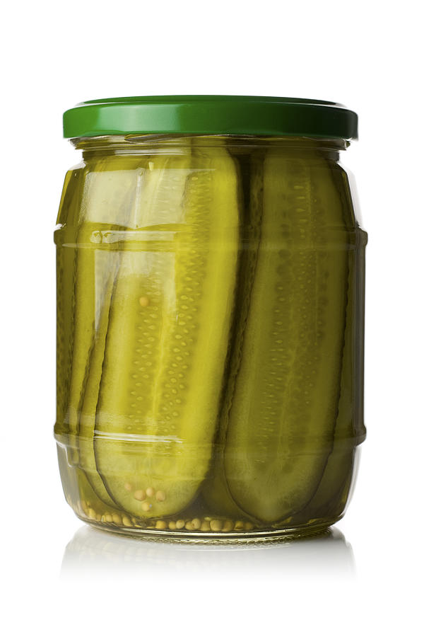 Pickled gherkins Photograph by Lleerogers