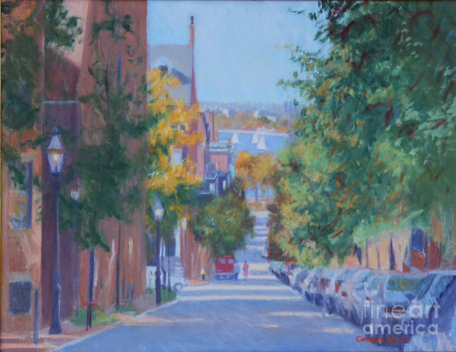 Pickney Street Fall Painting by Candace Lovely