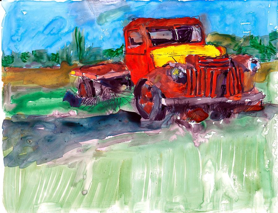 Pickup Painting by George Galaich