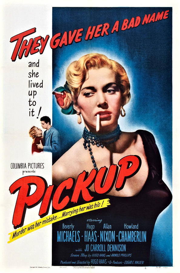 Pickup, Us Poster, Beverly Michaels by Everett