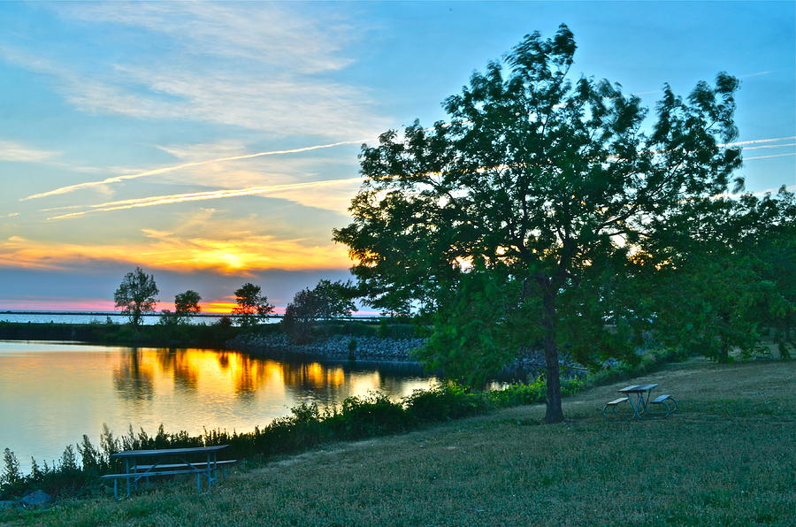 Picnic Lake Photograph by Frozen in Time Fine Art Photography - Fine ...