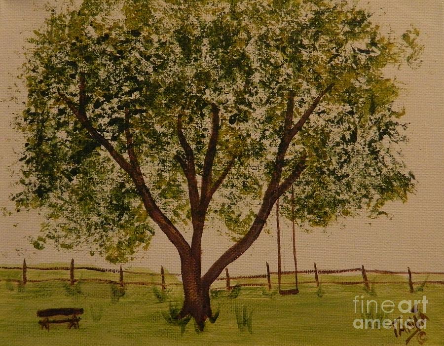 Tree Painting - Picnic by Tanja Beaver