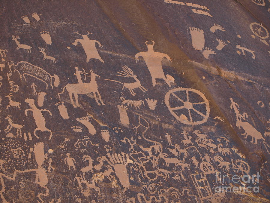 Pictographs 1 Photograph by Jacklyn Duryea Fraizer
