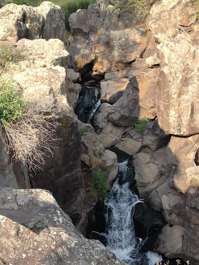 Nature Photograph - Picture Canyon Waterfall Flagstaff Arizona by Julie Smith