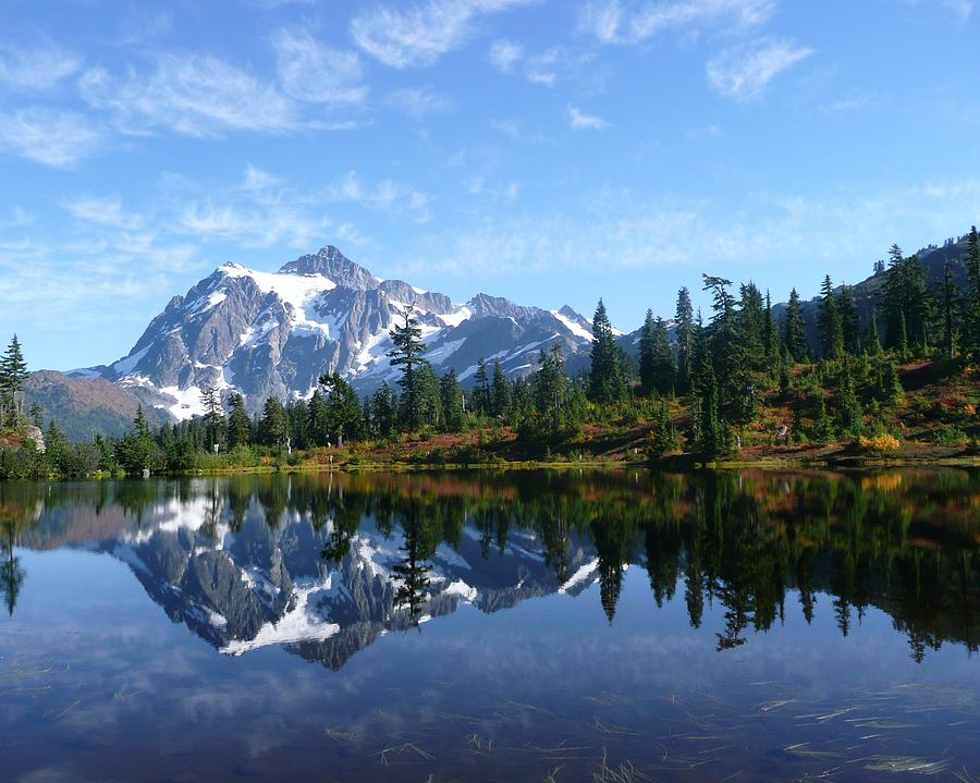 North Cascades National Park Photograph - Picture Lake by Priya Ghose