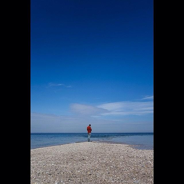 Beach Photograph - Picture Of My Brother On The Point Of by Jordan Napolitano