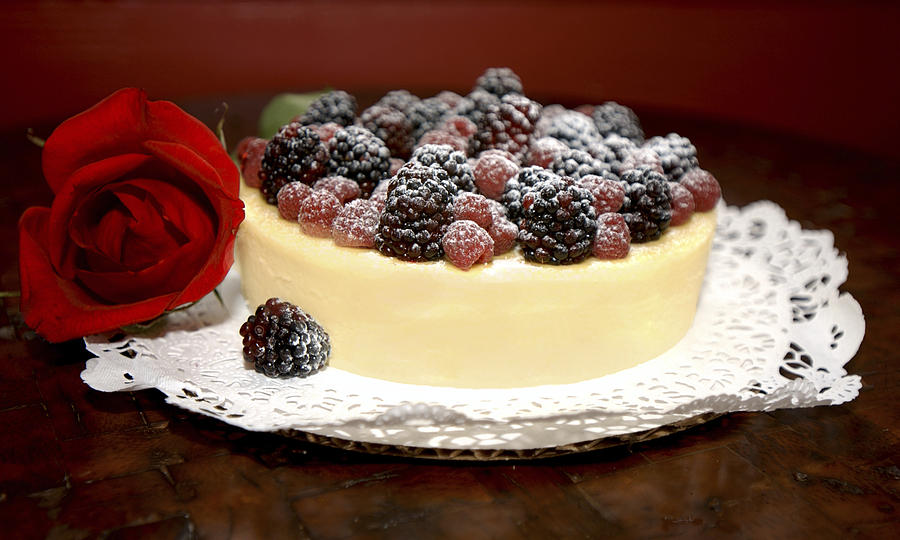 Cheese Digital Art - Picture Perfect Cheesecake by Jodi Jacobson
