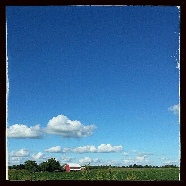 Picture Perfect Clouds #hoosierskies Photograph by Sandy MacGowan