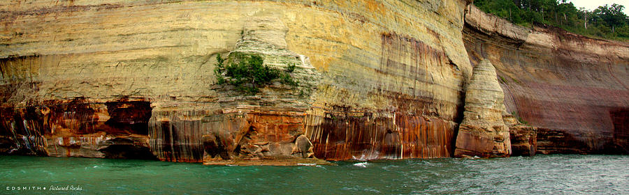 Pictured Rocks Photograph by Edward Smith