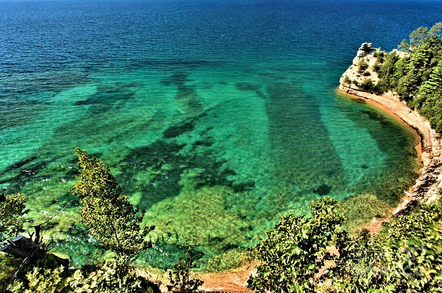 Pictured Rocks Photograph by Adam Jewell