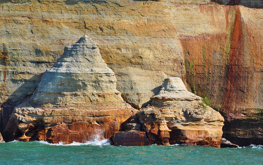 Pictured Rocks National Lakeshore Formations Photograph by Kathryn Lund Johnson