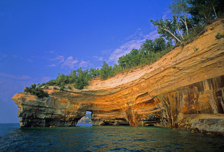 Pictured Rocks portal Photograph by Dennis Cox