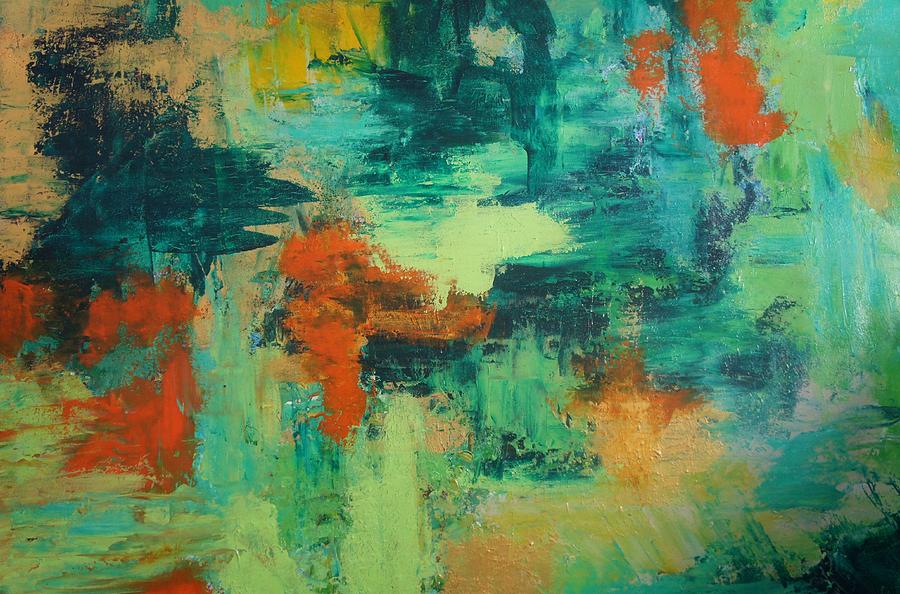 Abstract Painting - Pieces by Kristine Bogdanovich