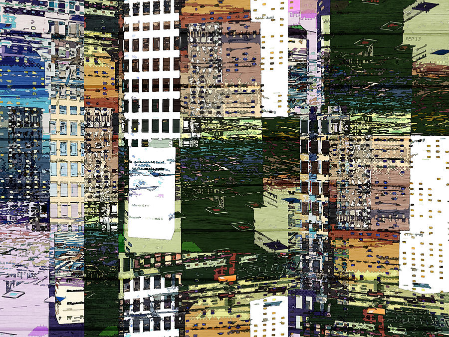 Pieces of A City Digital Art by Phil Perkins