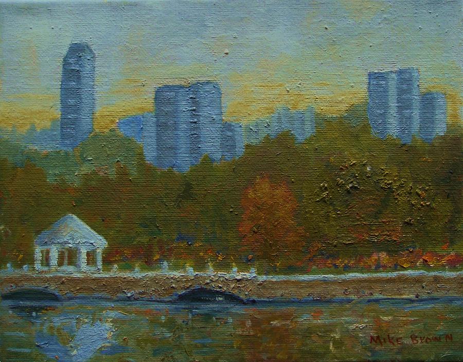 Piedmont Park Painting by Michael Lynn Brown