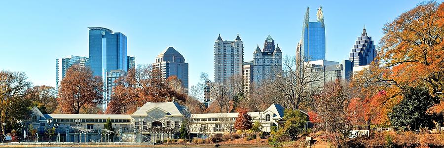 Piedmont Park Panoramic View of Atlanta Photograph by Frozen in Time Fine Art Photography