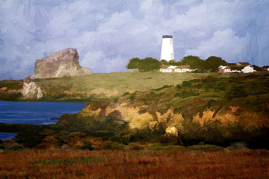Lighthouse Photograph - Piedras Blancas Lighthouse by Donna Kennedy