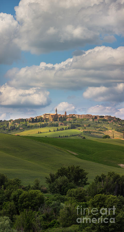 Pienza in the Afternoon Panorama Photograph by Michele Steffey