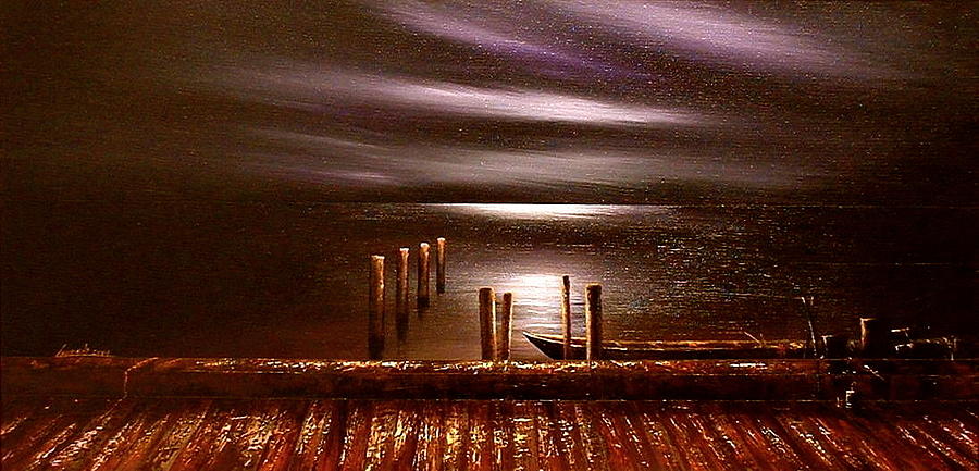 Abstract Painting - Pier 43 by Laurend Doumba