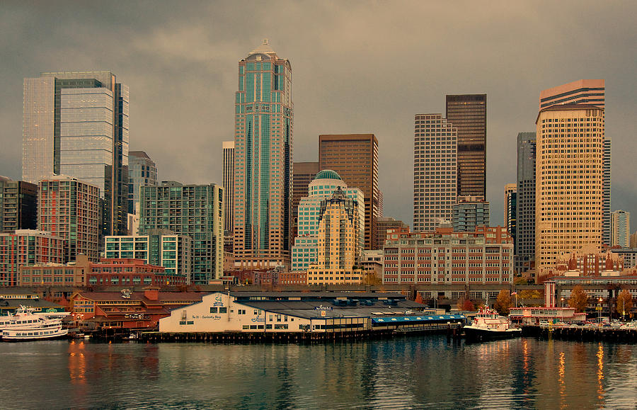 Seattle Photograph - Pier 54 by Dan Mihai