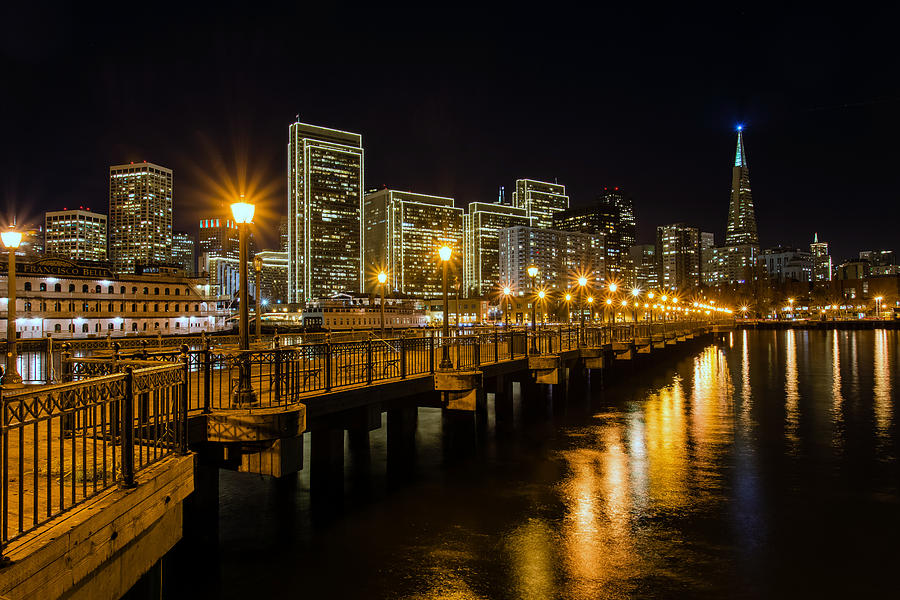 San Francisco Photograph - Pier 7 by Mike Ronnebeck