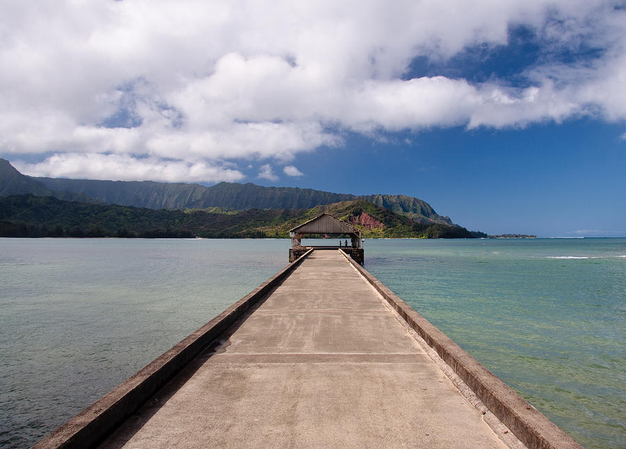 Pier at Hanalei Bay on Kauai Photograph by Steven Heap - Fine Art America