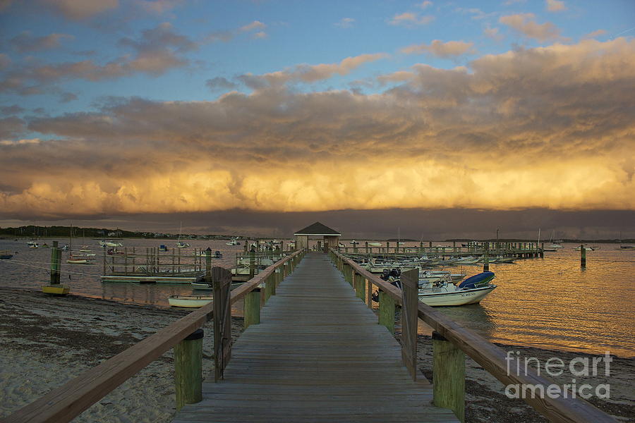 Pier at the Kennedy Compound Photograph by Amazing Jules