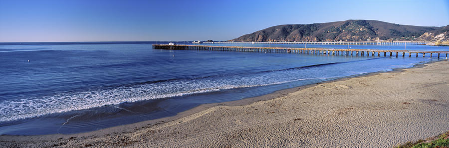 Pier In The Pacific Ocean, Avila Beach Photograph by Panoramic Images
