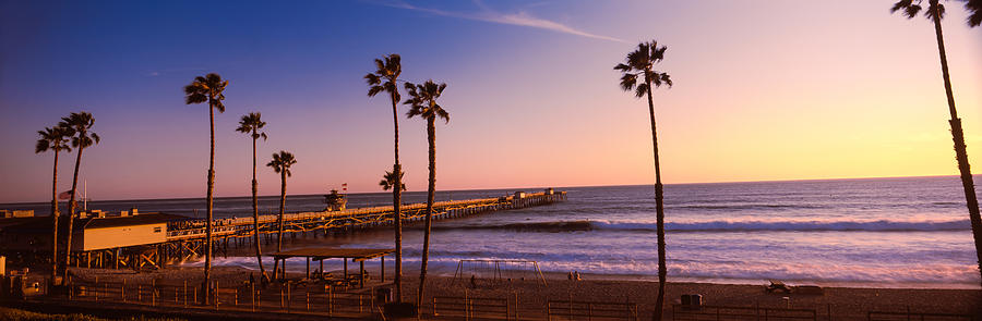 Nature Photograph - Pier In The Pacific Ocean, San Clemente by Panoramic Images