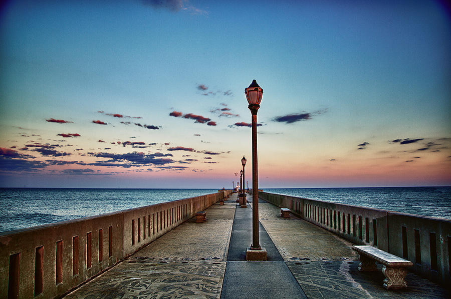 Pier into the Ocean Photograph by Chris Brehmer Photography