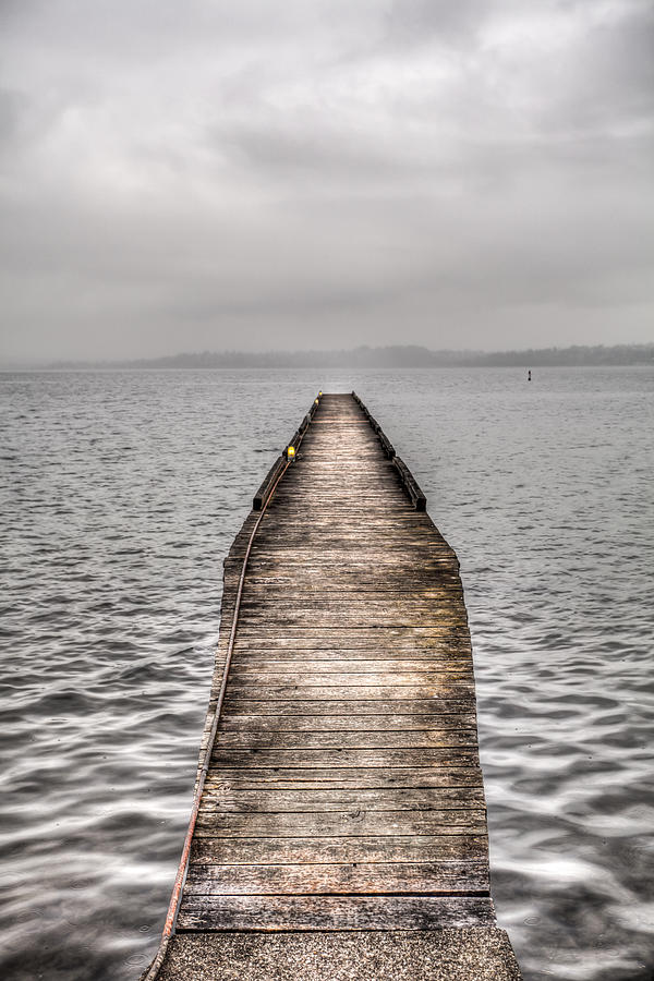 Pier on Lake Washington Photograph by Tommy Farnsworth