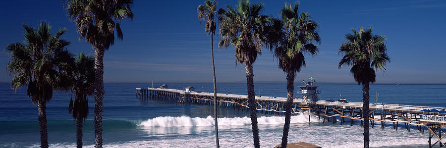 Pier Over An Ocean, San Clemente Pier Photograph by Panoramic Images
