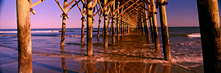 Pier Over The Ocean, Folly Beach Photograph by Panoramic Images