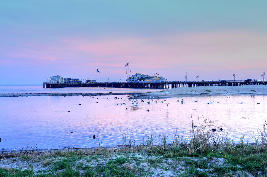 Pier Pond and Sea Photograph by Richard Omura