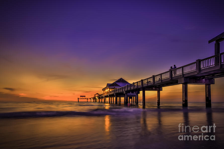 Pier Reflections Photograph by Marvin Spates