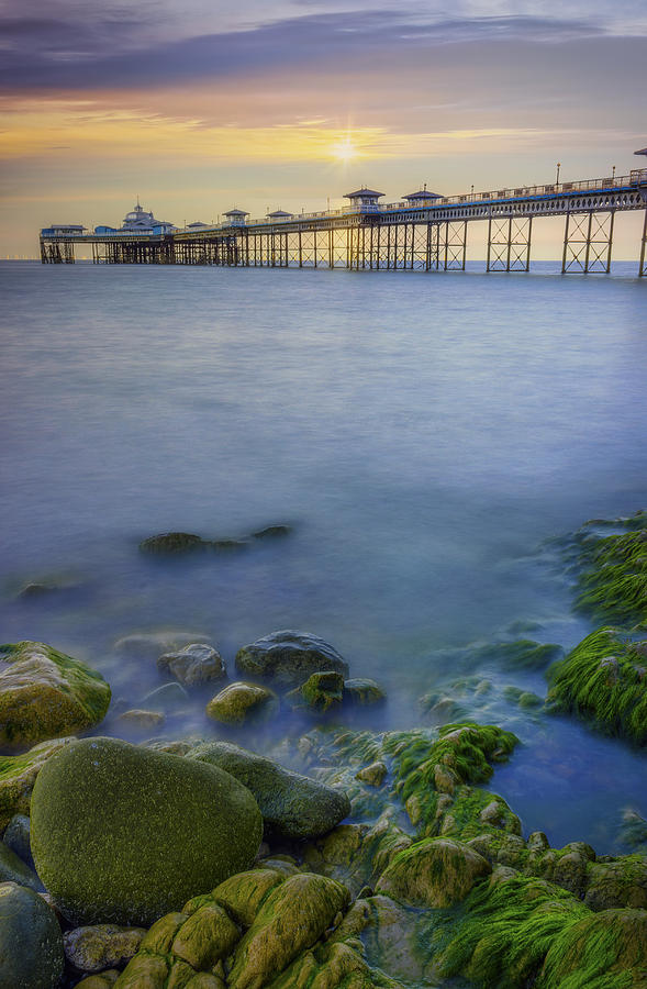 Beach Photograph - Pier Sunrise by Ian Mitchell