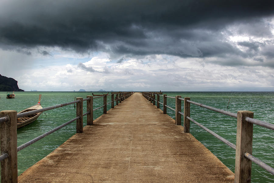 Pier To The Horizon, Koh Yao Yai by Kateryna Negoda